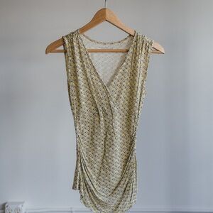 Floral Sleeveless Blouse